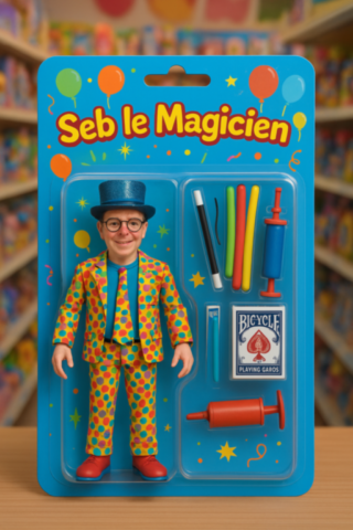 Seb le Magicien blister jouet